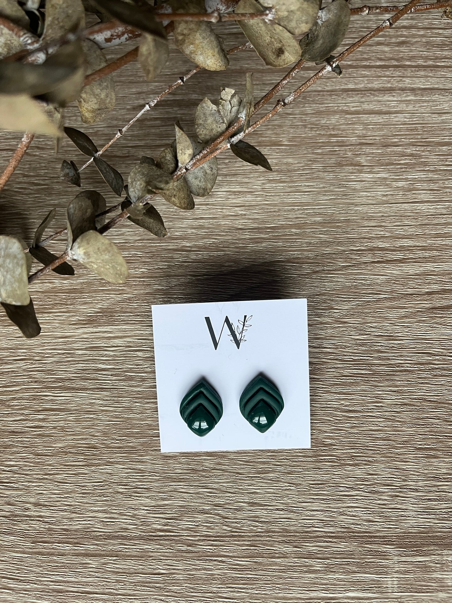 Forest petal stud