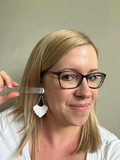 White textured luxe Thea